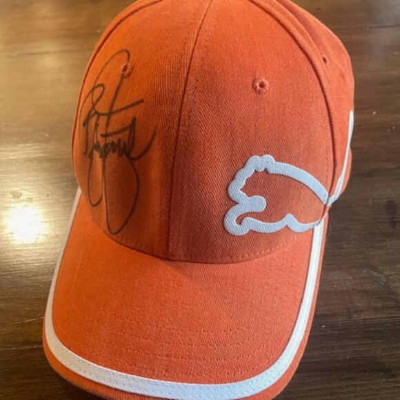 RICKIE FOWLER SIGNED AUTOGRAPHED OFFICIAL ORANGE PUMA GOLF HAT PGA Superstar New - Picture 2 of 3